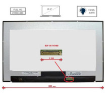 Pantalla para portátil LED 15.6\ Slim 30 Pines Full HD Sin Brackets / Mate / Sin Reborde / NV156FHM-N4V"