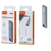 Caja externa SSD NVME Type-C / TG7272 / MTK / Plata / 0752720