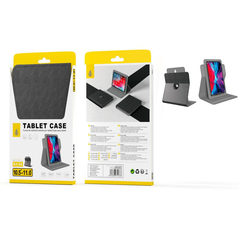 Funda tablet universal R4168 10.5\ - 11\" / Negra / 2800952 / ONE+"