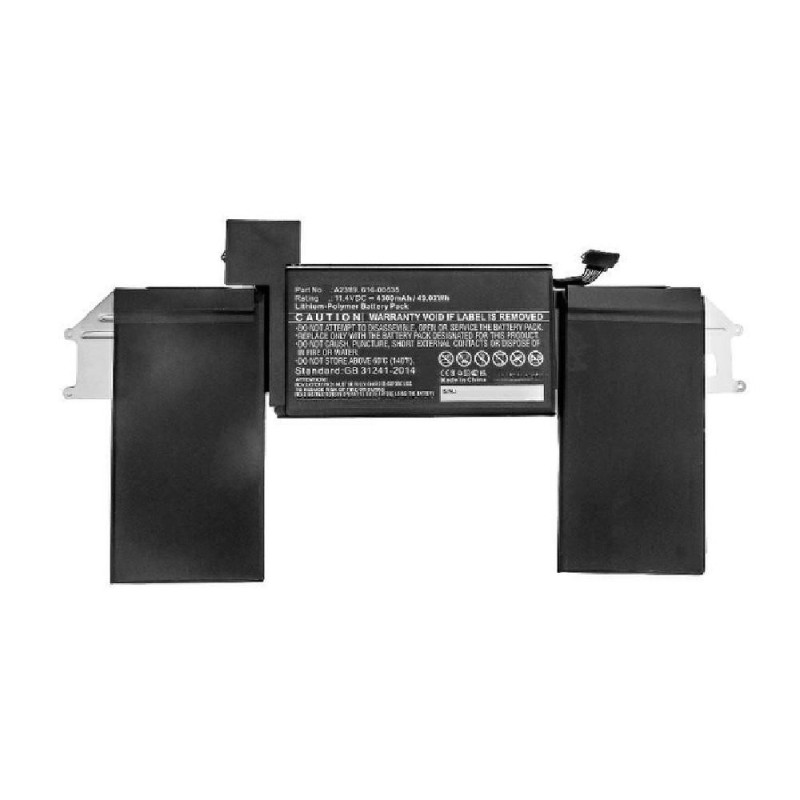 Batería compatible para portátil APPLE Macbook Air 13 A2389 11.4v 4300mah