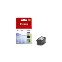 Tinta original canon cl513 tricolor 9ml + alarma