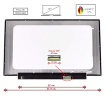 Pantalla para portátil LED 14\ Slim 30 Pines Full HD Sin Brackets Gamut 72%"