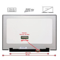 Pantalla para portátil LED 17.3\ 40 Pines Full HD 300Hz Sin Brackets"