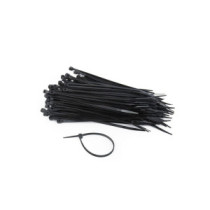 Brida de nylon 150x3.6mm Negra / Resistente rayos UVA / Bolsa 100 uds / NYTFR-150x3.6