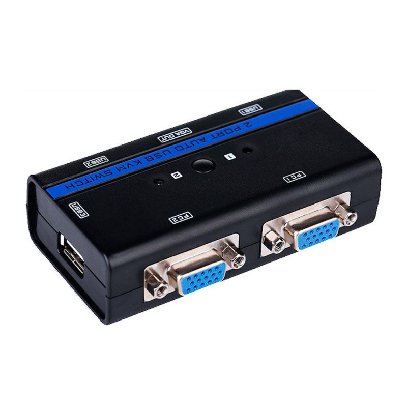 Kvm Switch Aisens / 2xVga / 3xUSB / A111-0064