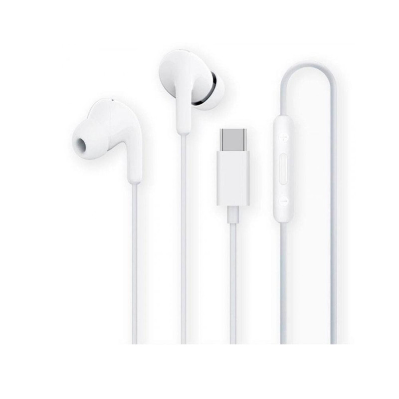 Auriculares Xiaomi MI Dual Drives Blanco / Type-C / Microfono integrado / Resistencia IPX4 / BHR8931GL