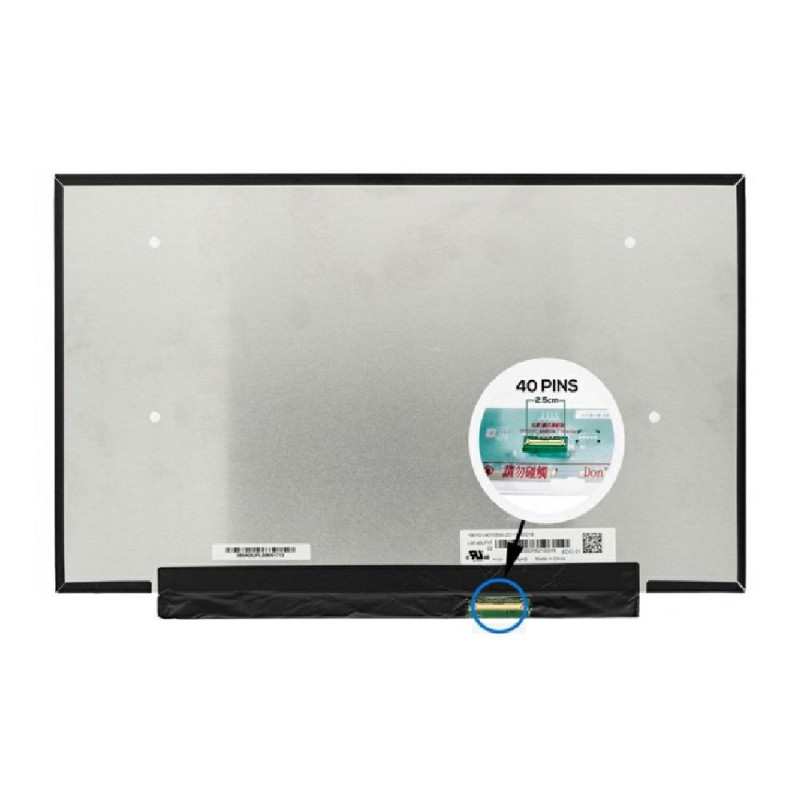 Pantalla para portátil LED 14\ Slim 40 Pines FULL HD 120 HZ Sin Brackets"