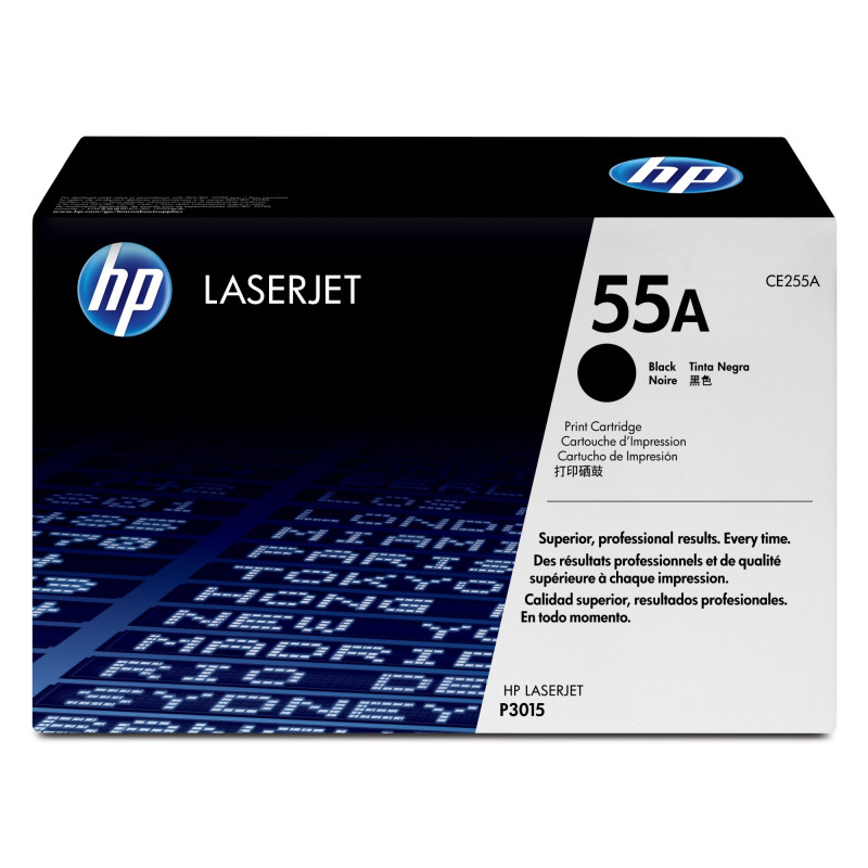 Tóner original hp ce255a negro 55a 6.000 páginas