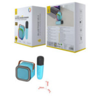 Altavoz Karaoke Bluetooth 5.3 + Microfono / NF4105 / 5w / Aux / Micro SD / Luces Led / Azul / 2401055 / One+