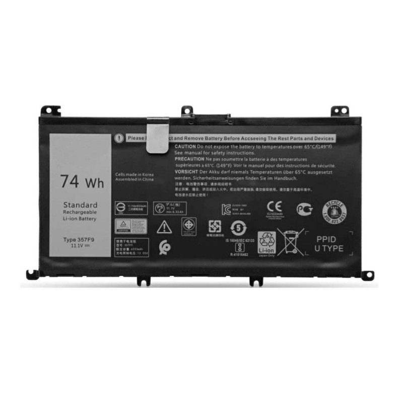 Batería compatible para portátil DELL Inspiron 15 7000 11.4V 7200mAh