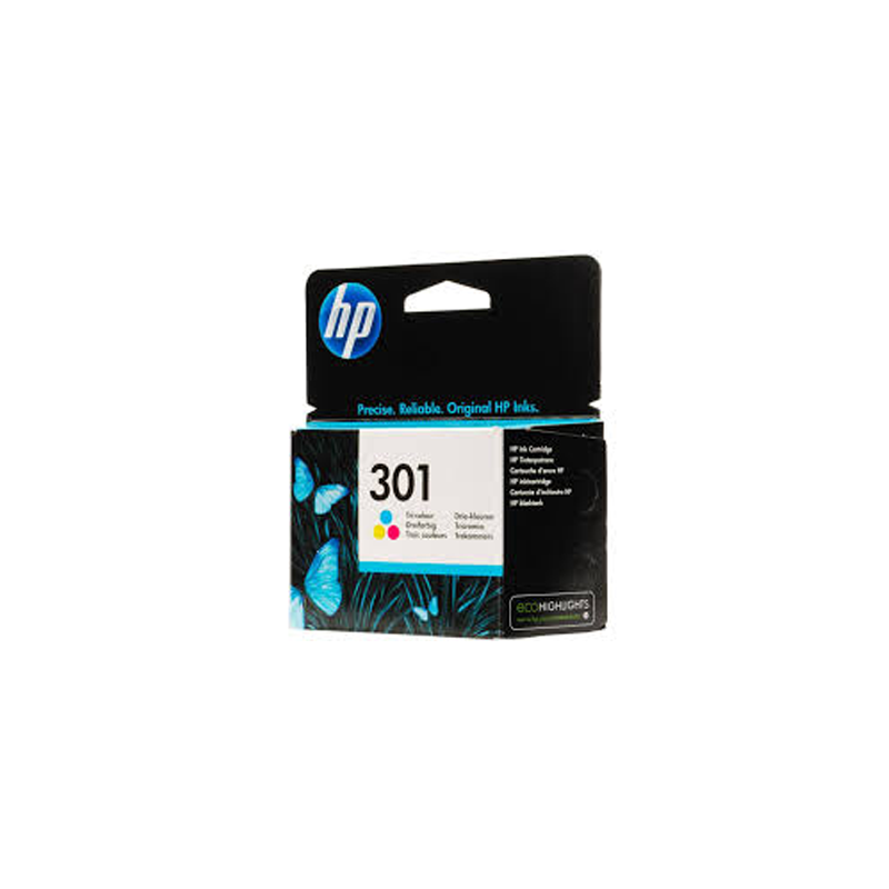 Tinta Original Hp n301 Color ch562ee / Caja rota