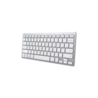 Teclado inalambirco Trust Basics /  Bluetooth 4.0 / Tamaño mini / Plata-Blanco / 24654