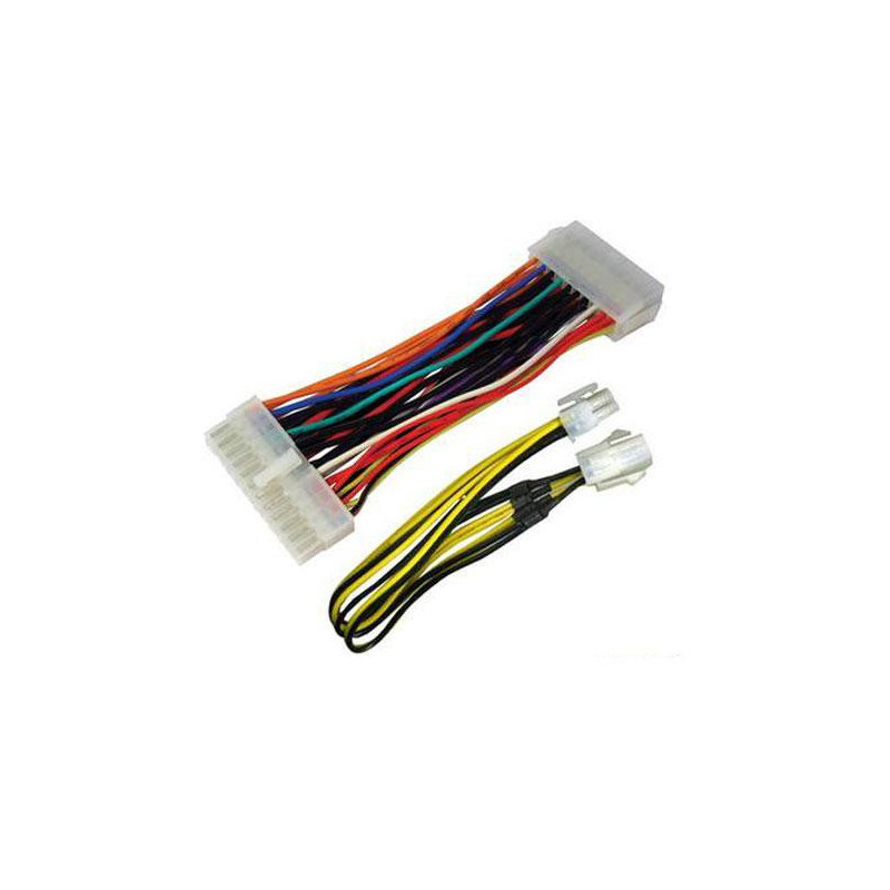 Cable prolongador de Alimentacion ATX 15cm + cable p4 hembra (4+4 pines macho) 10.19.1301