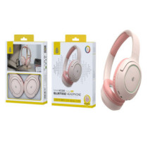 Auriculares diadema Bluetooth 5.3 NC3285 / Mp3 / MicroSD / FM / Iluminacion Led / Rosa / One+ / 2302854