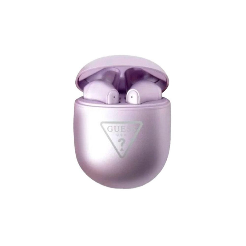Auricular inalámbrico Guess Triangle / TWS / Bt 5.3 / 270 mAh / Morado / GUTWST82TRU