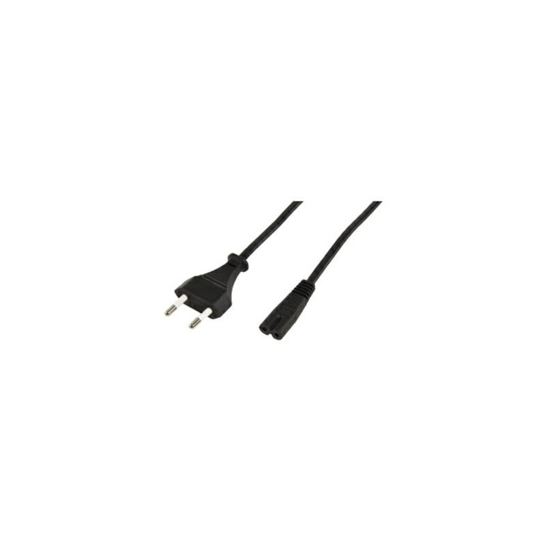 Cable alimentacion Philips forma ocho / IEC C7 / 1.5m / Dayma