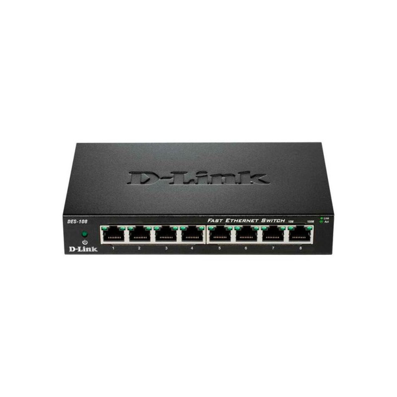 Switch 8P 10/100 No gestionable D-Link / DES-108