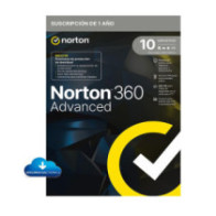 Norton 360 advanced 200gb 1 user 10 device 1 a?o  **l. electr?nica