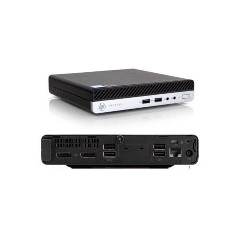 Ordenador Reacondicionado MINI HP Prodesk 400 g4 / i5-8th / 16Gb / 512Gb NVME / Win 11 Pro / Grado A / Sin cable trébol