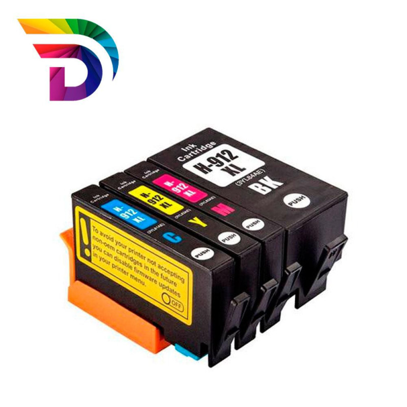 Tinta compatible Dayma para HP N912 XL Cian / Chip Antiactualizacion / 825 pag.