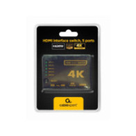 Switch HDMI 5x1 / 4K / Soporte 3D / Hdcp 1.4 / Mando a distancia / Gembird / DSW-HDMI-53