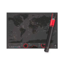 Mapa mundial personalizado Luckies / Edicion Capitales