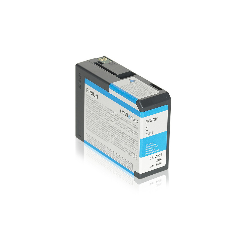 Tinta original epson t580200 cian c13t580200 80ml