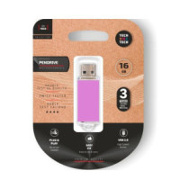 Pendrive Tech One Tech USB 2.0 Basic / 16Gb / Purpura Claro / TEC3009-16