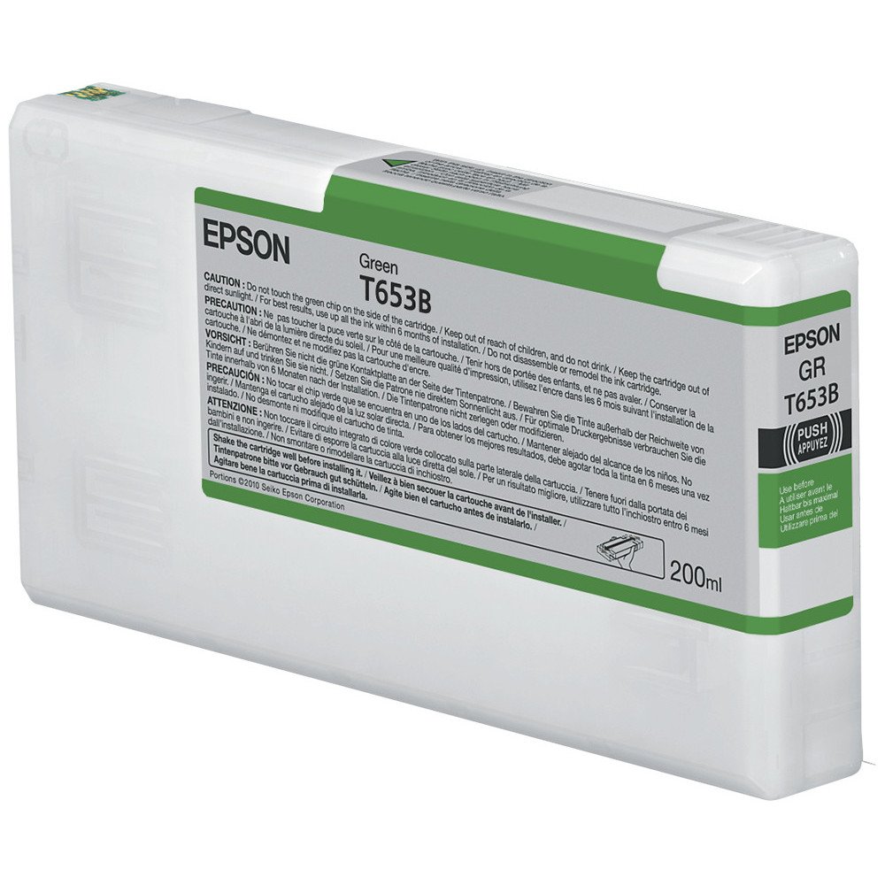 Tinta original epson t653b verde c13t653b00 200ml