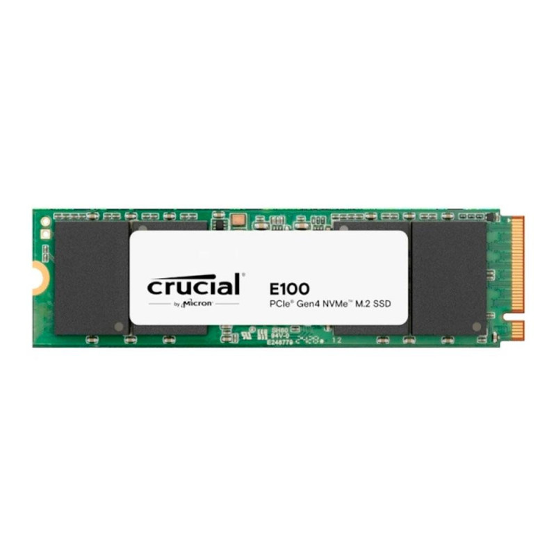 Disco duro SSD M.2 Nvme Pcie 4.0 Crucial E100 / 1TB / M.2 2280 / 5.000 MB/s / CT1000E100SSD8