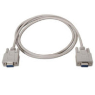 Cable Serie RS232 DB9 hembra a DB9 Hembra / Aisens / Beige / A112-0066