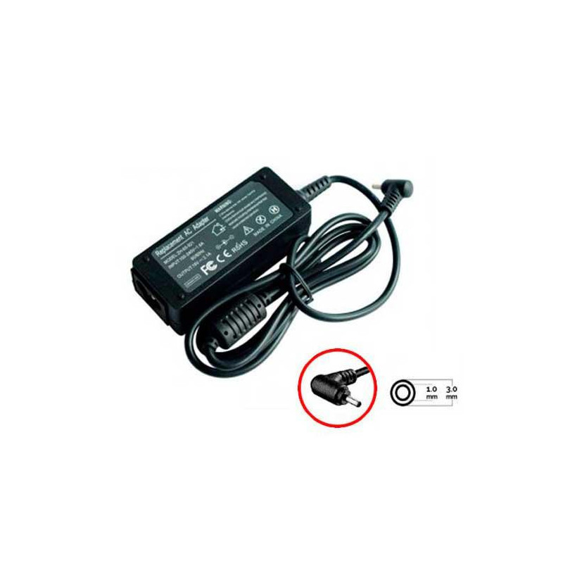 Cargador genérico para portátil ACER / ASUS / LG 65W 19V 3.42A 3.0x1.1 mm