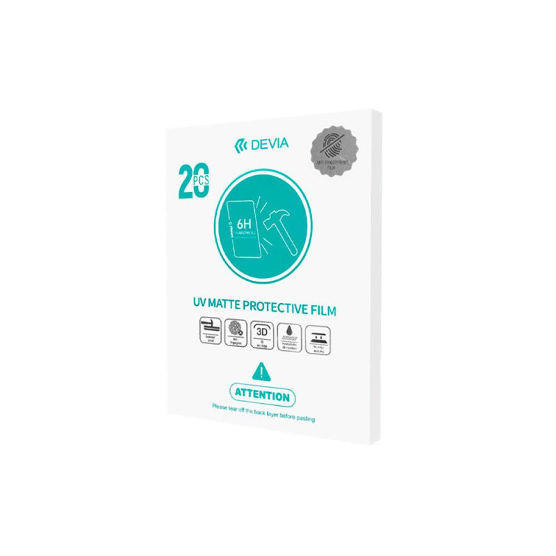 Pack de láminas hidrogel UV 6H Antihuella 0.25MM Devia (20 láminas) 395963