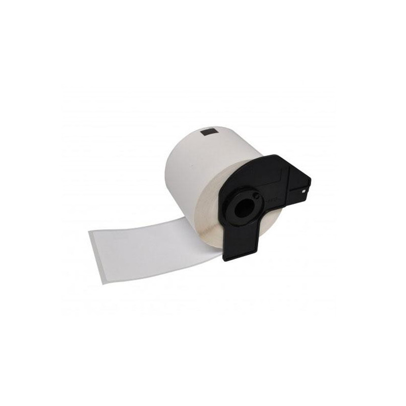 Etiquetas compatibles Dayma para BROTHER DK11247 Negro / Blanco 103x164 mm