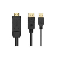 Adaptador conversor activo HDMI 2.0 a Displayport 1.2 M/H / Aisens / A122-0642