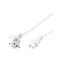 Cable alimentacion cpu a red schuko 1.8m / Blanco / Bulk ( Sin bolsa)