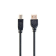 Cable USB 2.0 impresora - tipo a/b  M/M  4.5m / Negro / Cablexpert / CCF-USB2-AMBM-15