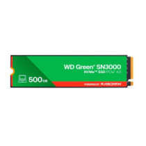Disco duro SSD M.2 Pcie 4.0 Nvme WD Green SN3000 / 500Gb / M.2 2280 / 5.000-4.100 MB/s / WDS500G4G0E