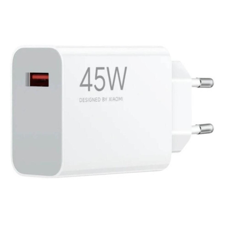 Cargador de red original Xiaomi Turbo USB (Type-A) / 45w / Blanco / BHR07SLEU