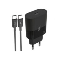 Cargador de red Type-C + Cable Type-C / 20W PD /  Negro / NA0446 / One+