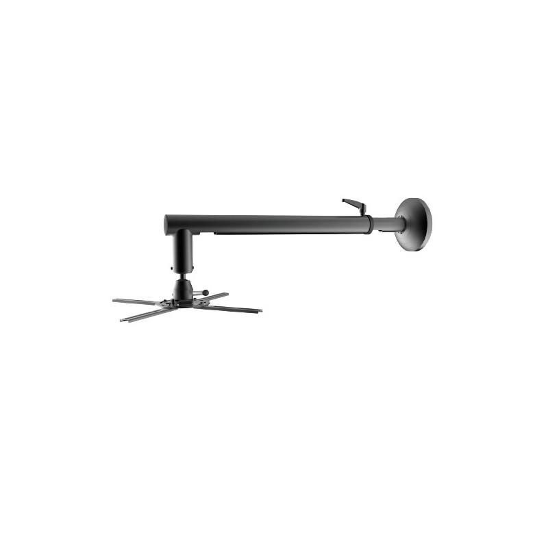 Soporte de proyector equip de pared 670-900mm rotacion 360? inclinacion 20? hasta 30kg color negro