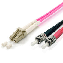 Cable fibra optica multimodo libre halogenos lc/st 50/125u 1m om4
