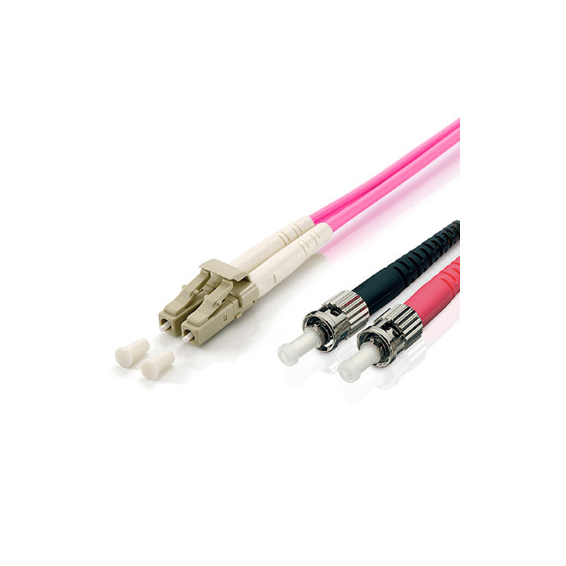 Cable fibra optica multimodo libre halogenos lc/st 50/125u 1m om4