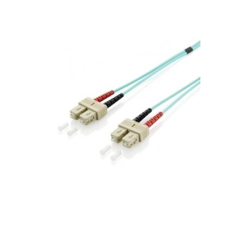 Cable fibra optica om3 duplex libre halogenos sc/sc 50/125u 2m