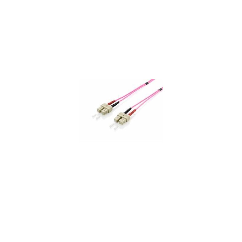 Cable fibra optica om4 multimodo libre halogenos sc/sc 50/125u 1m