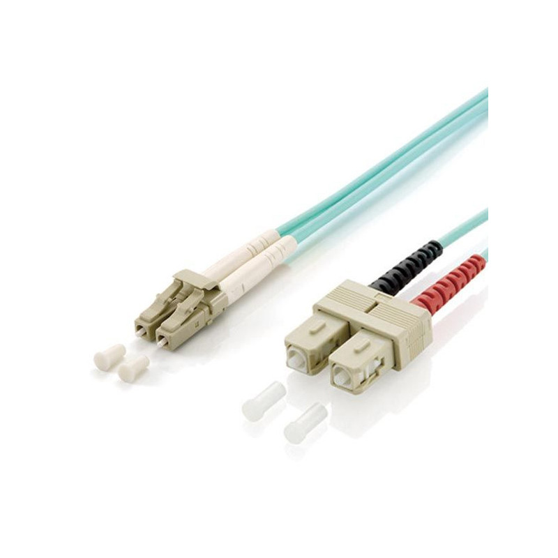 Cable fibra optica om3 duplex libre halogenos lc/sc 50/125u 10m libre halogenos
