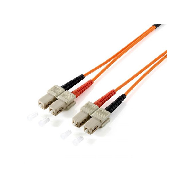 Cable fibra optica multimodo sc/sc lsoh 1m color naranja