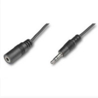 Cable audio mini jack 3.5mm macho-hembra 2.5metros equip