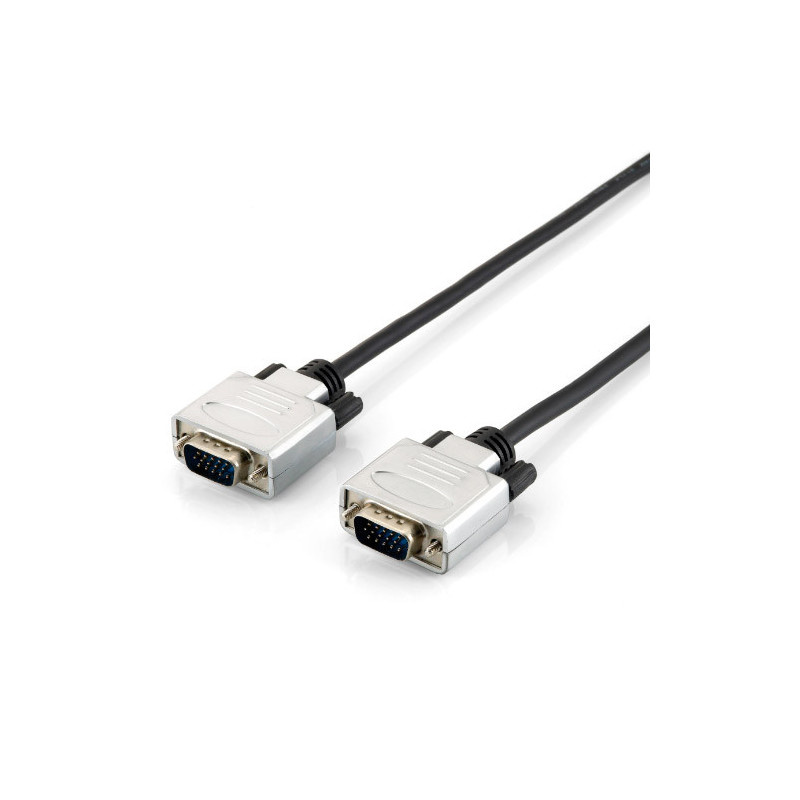 Cable svga equip 3coax macho - macho 3m hq carcasas metalicas 118861