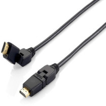 Cable hdmi equip hdmi 2.0 high speed con ethernet 3m conectores pivotantes 180? 119363